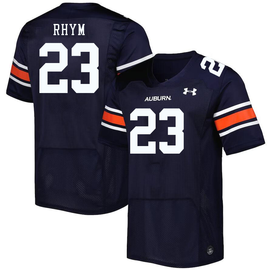 Men's Auburn Tigers #23 J.D. Rhym Navy 2023 College Stitched Football Jersey